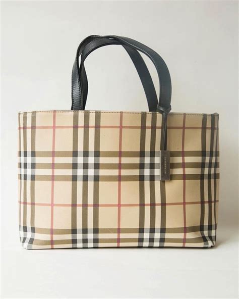 vintage burberry tote bag